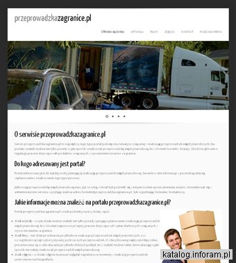Serwis o przeprowadzkach międzynarodowych