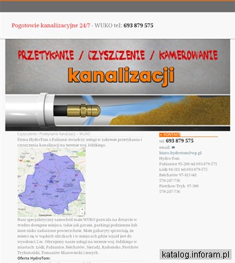 Hydro-Tom Przetykanie Kanalizacji