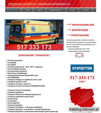 Transport Sanitarny Medyczny Chorych i Niepełnosprawnych Łódź