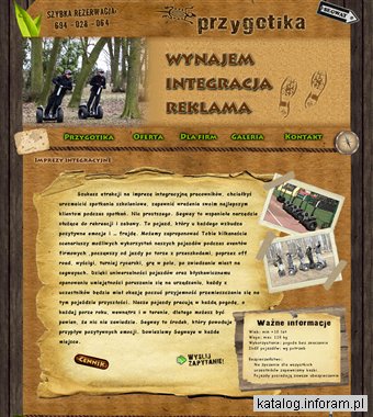 www.przygotika.pl - wynajem pojazdów segway