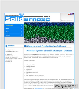 SOLIDARNOŚĆ tworzywa sztuczne Grudziądz