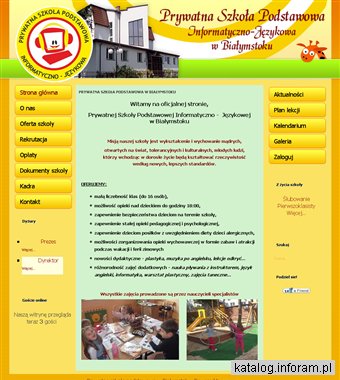 Prywatna Szkoła Podstawowa Informatyczno - Językowa w Białymstoku