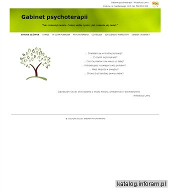 Gabinet psychoterapii - Arkadiusz Lewy