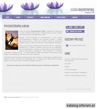 Psychoterapia Lublin - Luiza Mądrowska