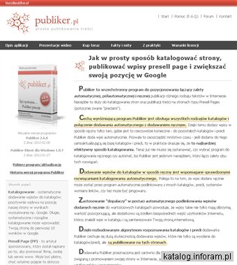 Publiker - program do katalogowania