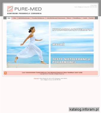 Hydrokolonoterapia Warszawa, zdrowy styl życia - Pure-Med