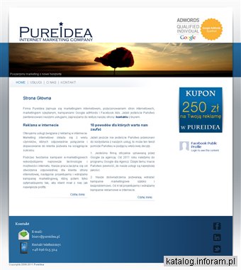 Reklama w internecie - www.pureidea.pl