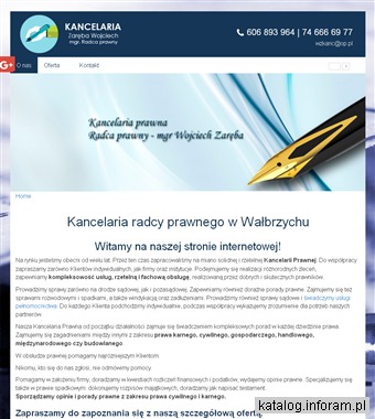 ZARĘBA WOJCIECH porady prawne Wałbrzych