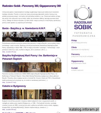 Radosław Sobik - fotografia panoramiczna - Panoramy 360