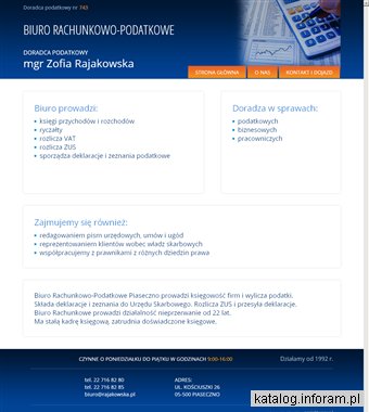 Biuro Rachunkowe - Rajakowska.pl