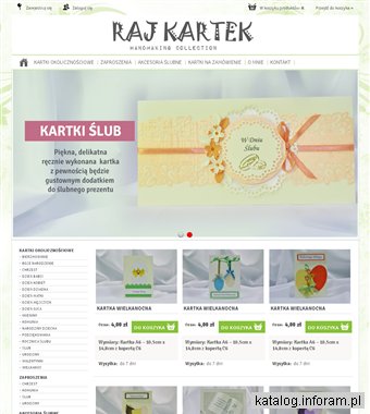 Kartki ręcznie robione – kartki na zamówienie od Rajkartek.pl