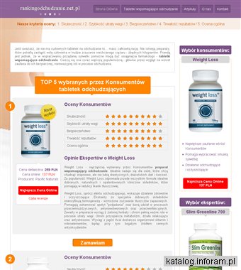 Tabletki odchudzające