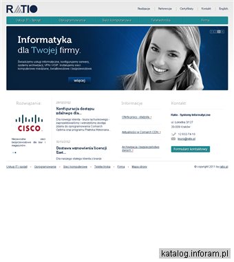 Usługi informatyczne dla firm - Ratio