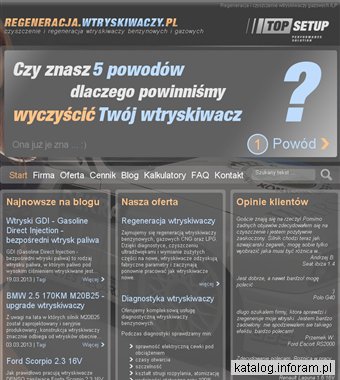 Diagnostyka wtryskiwaczy