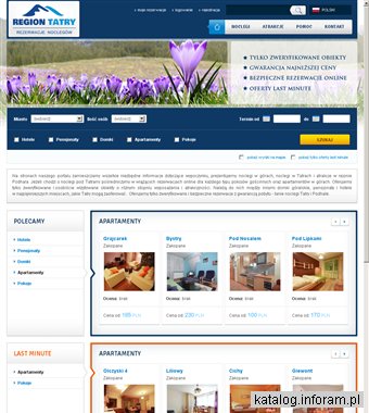 Noclegi - Tatry i okolice - RegionTatry.pl