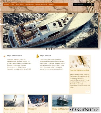 Rejsy morskie, rejsy po Mazurach, czarter jachtów, imprezy na jachtach.