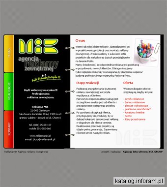 Reklama w mieście Lublin