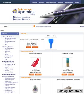 Gadżety reklamowe - upominki reklamowe