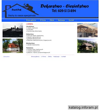 Usługi dekarskie i ciesielskie