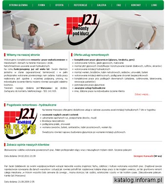 REMONTY J21 Warszawa - kompleksowe wykończenia mieszkań pod klucz