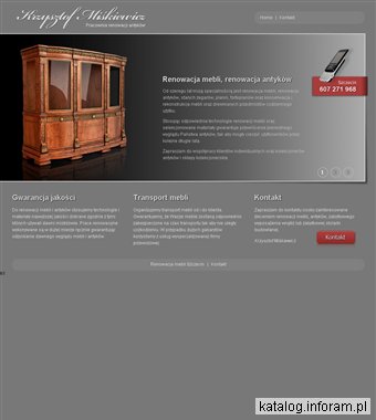 Szczecin - renowacja mebli i antyków Krzysztof Miskiewicz