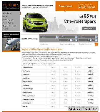 Wypożyczalnia samochodów Warszawa