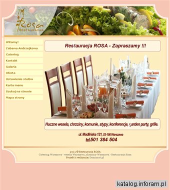 Catering Warszawa - restauracja Rosa Białołęka