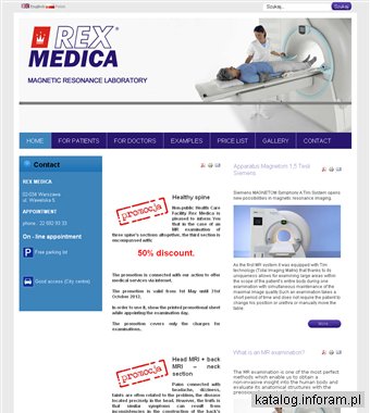 Rexmedica.com.pl Rezonans Magnetyczny