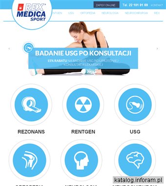 Rexmedicasport.pl rezonans magnetyczny