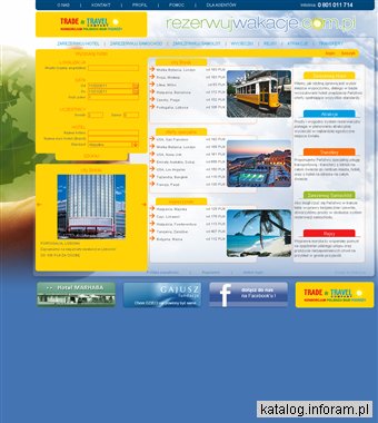 Serwis rezerwacyjny Twoich wymarzonych podróży