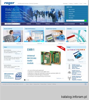 RCP Rejestracja czasu pracy, kontrola dostępu - roger.pl