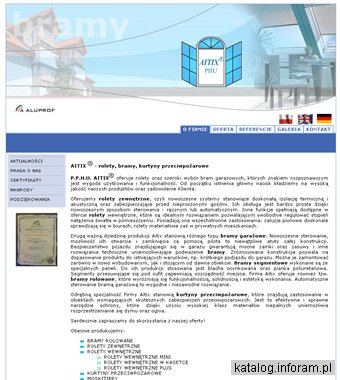 Rolety zewnętrzne - Aitix