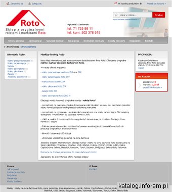 Rolety na okna dachowe Roto