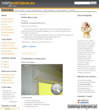 Rolety Warszawa