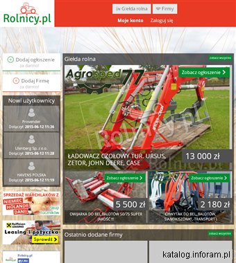 Ogłoszenia rolnicze