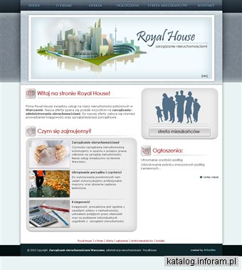 Zarządzanie i administracja nieruchomościami Warszawa - Royal House