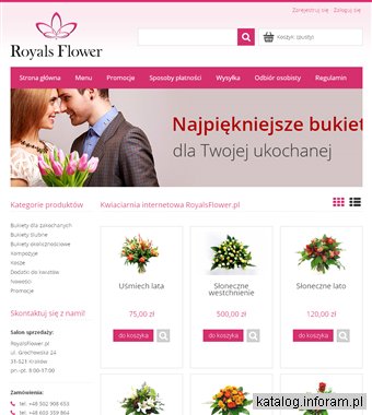 Kwiaciarnia Royals Flower w Krakowie