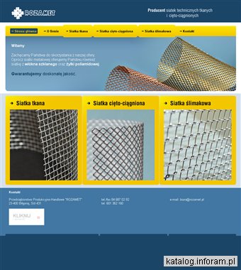 ROZAMET siatka ślimakowa