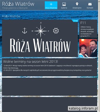 Róża Wiatrów - pokoje gościnne w Dźwirzynie