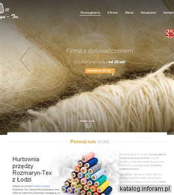 ROZMARYN-TEX hurtownia przędzy Łódź