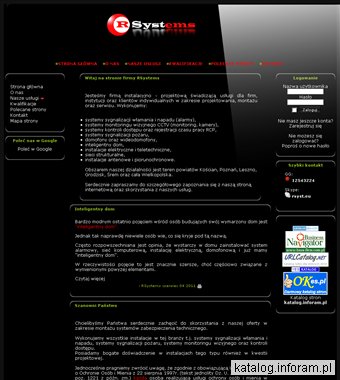 RSystems - alarmy, kamery, monitoring, inteligentny dom, sieci komputerowe, Kościan, Poznań, Śrem