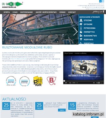 Rusztowania modułowe - Rubo