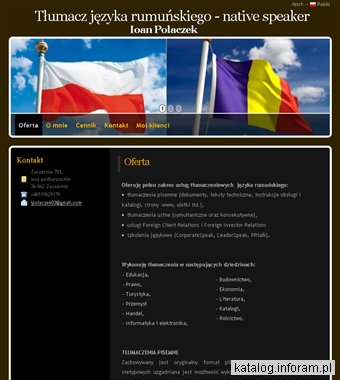 Tłumacz języka rumuńskiego native speaker Rzeszów cała Polska