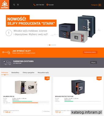 Sklep internetowy z sejfami – saffort.pl