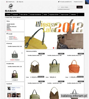 Torebki damskie skórzane - Sagan