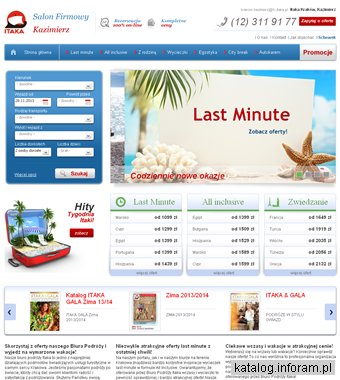 Biuro podróży na stronie Salon Kazimierz w mieście Kraków oferujące podróże na Cypr.