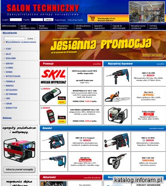 Agregaty prądotwórcze, elektronarzędzia, maszyny budowlane