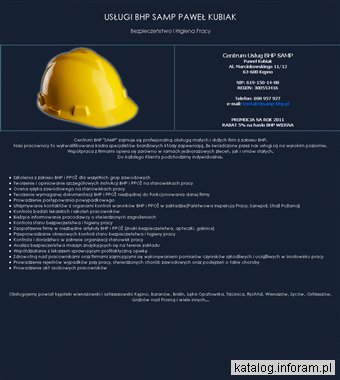 Kompleksowe szkolenia BHP i PPOŻ - Kępno SAMP - Paweł Kubiak -