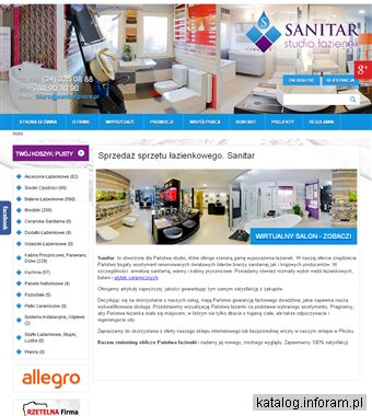 SANITAR bateria łazienkowa Płock