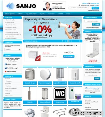 Suszarki do rąk - Sanjo.pl